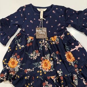 Matilda Jane Navy and Pink Floral Dress
